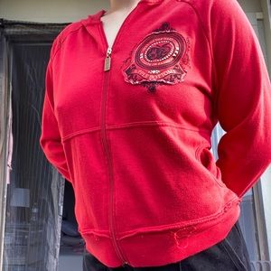 Vintage Y2K Apple Bottoms Cropped Jacket Size 1X (XXL)